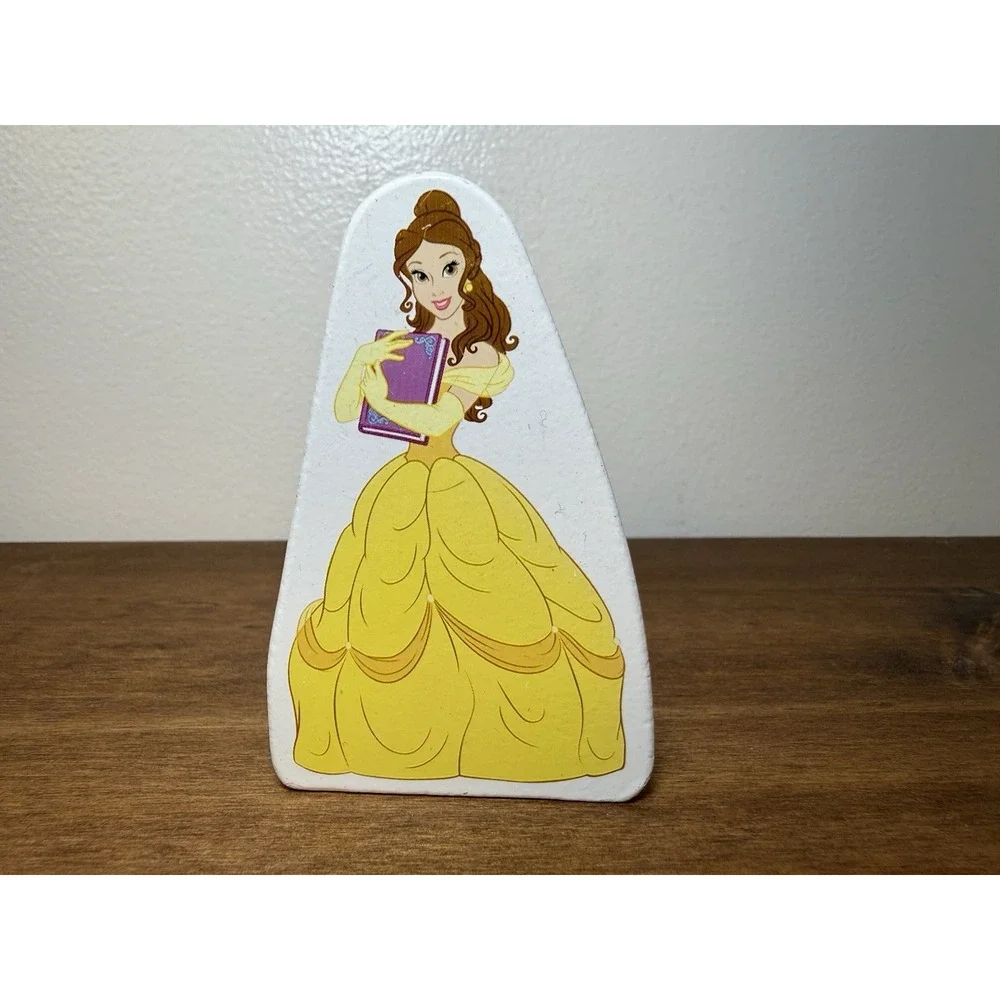 Melissa & Doug Disney Princess Wooden Figures Cinderella Ariel Belle Set
